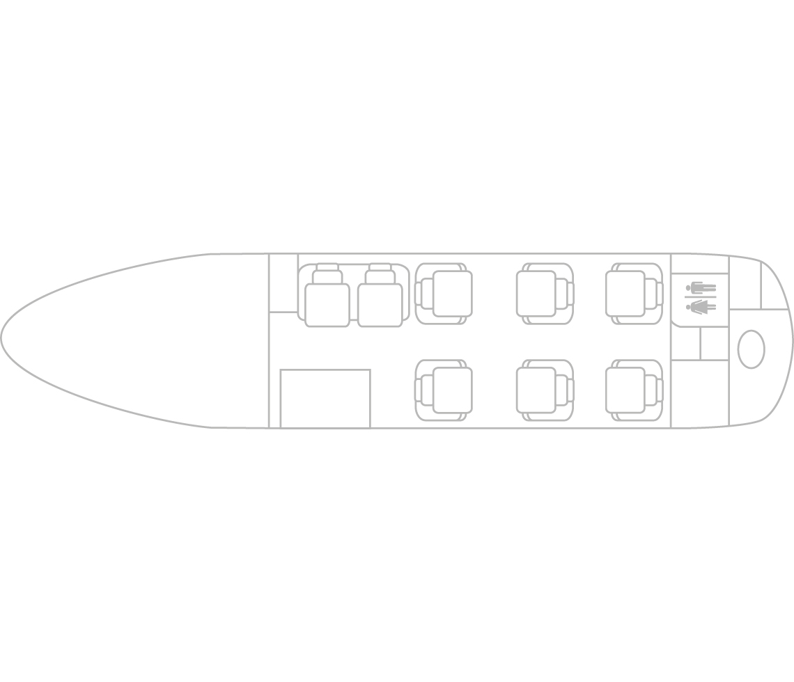 Cessna Citation XLS interior specifications