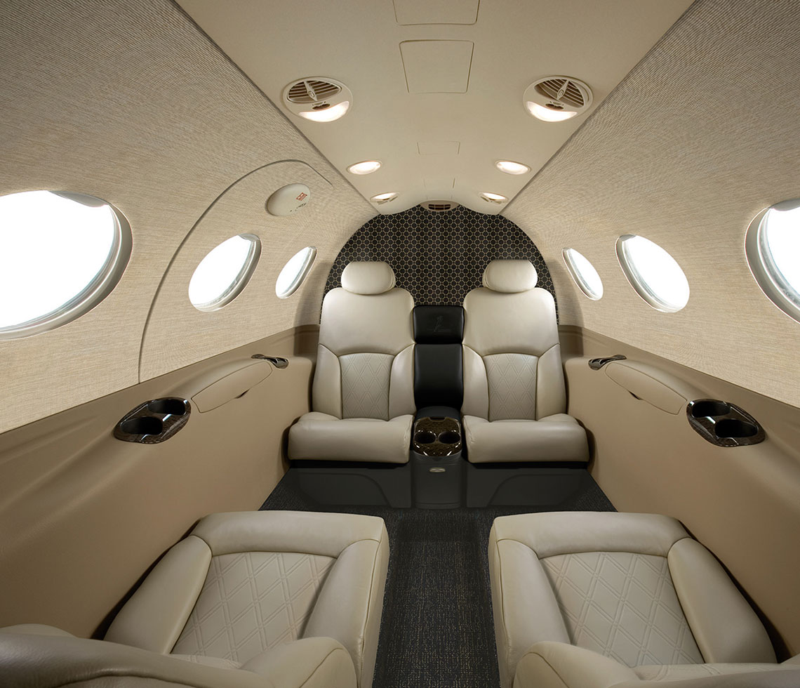 Cessna Citation Mustang jet interior